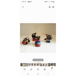 Trevco Nascar Jeff Gordon Number 24 Collectible Christmas Ornaments Lot Of 4